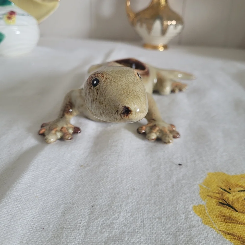 Ceramic Lizard Figurine in Beige and Brown - Home Accent (Reposh) - Picture 2 of 9